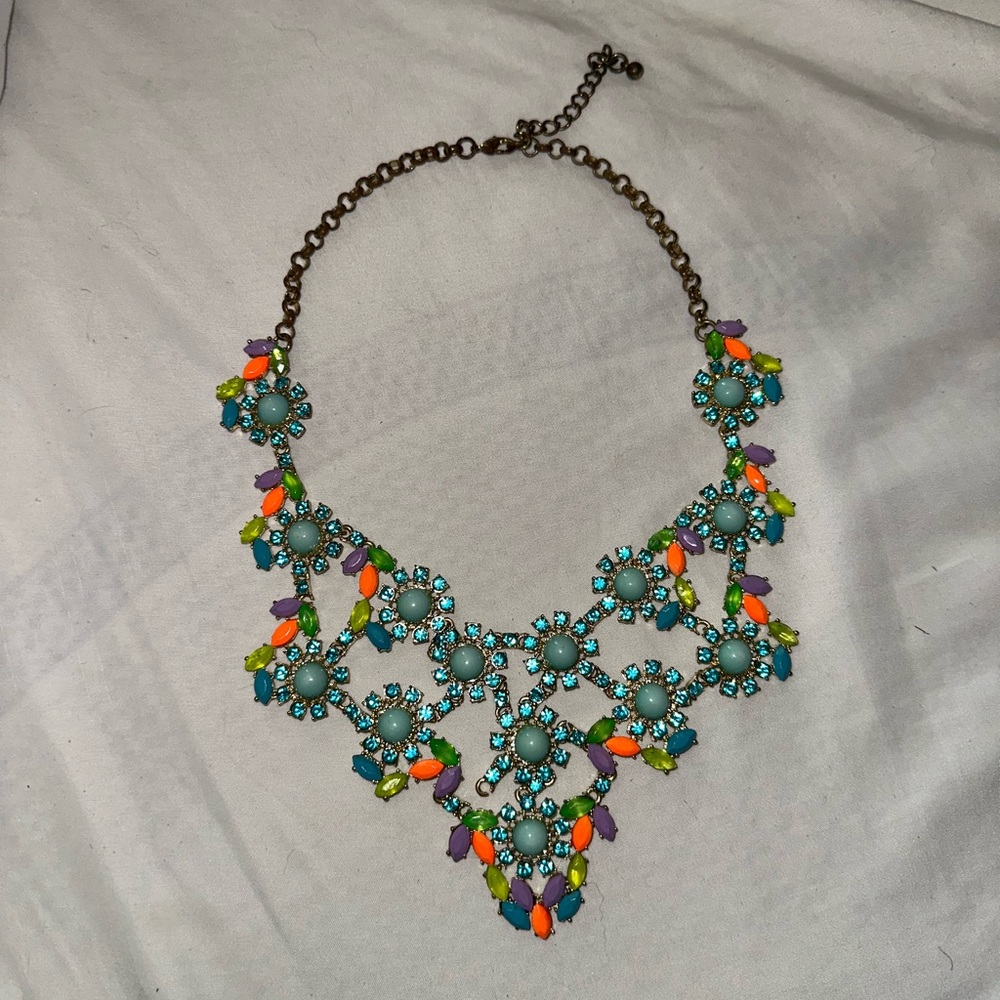 Gorgeous Colorful J. Crew Statement Necklace